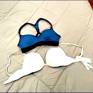 36DD PINK VICTORIA SECRET med sports bra.